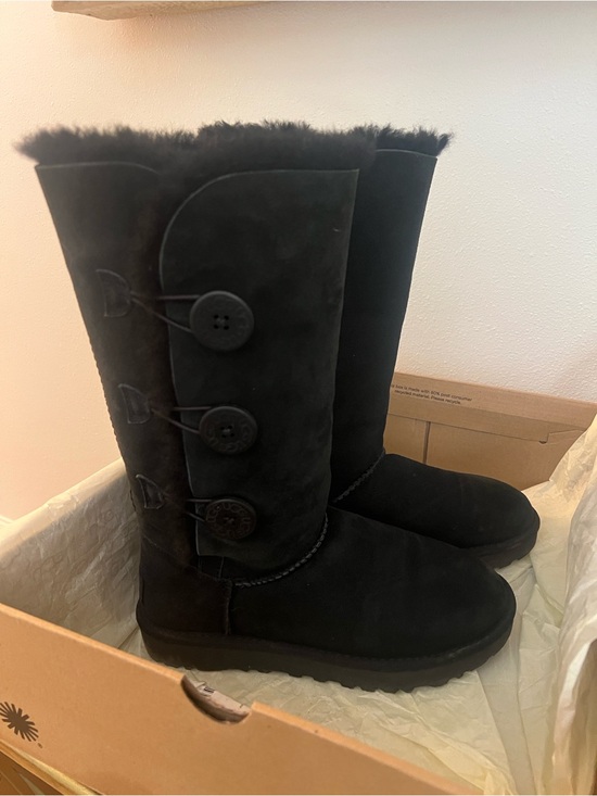 UGG Shoes - UGG 3 Button Tall Black Boots